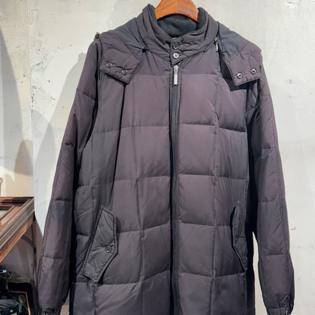 Baracuta black puffer jacket
