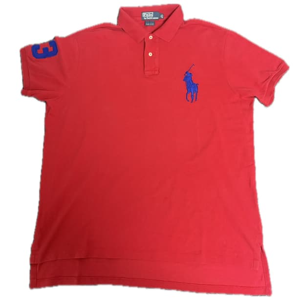 Polo Ralph Lauren 빅포니 넘버링 폴로셔츠 (레드)