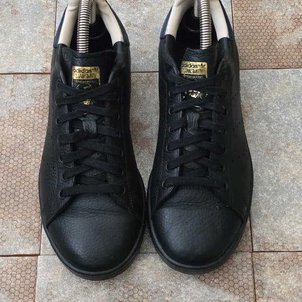 (255)아디다스 스탠스미스 블랙 네이비 