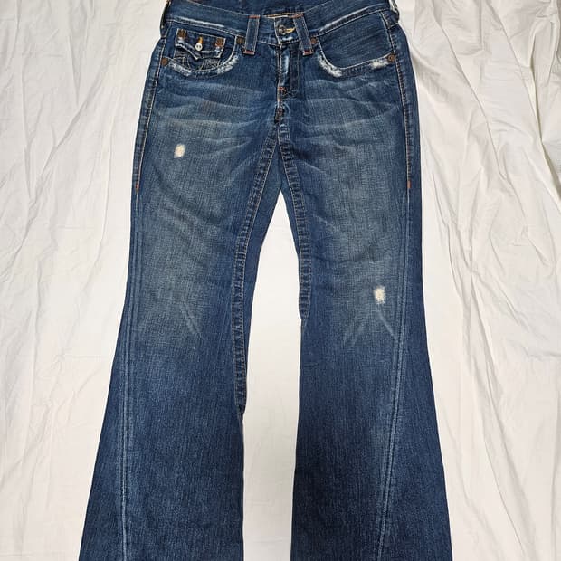 트루 릴리젼 조이 부츠컷 여성 데님팬츠 28-29