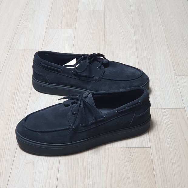 새제품275) 자라 스웨이드 가죽 데크 슈즈 로퍼 구두 2426/520