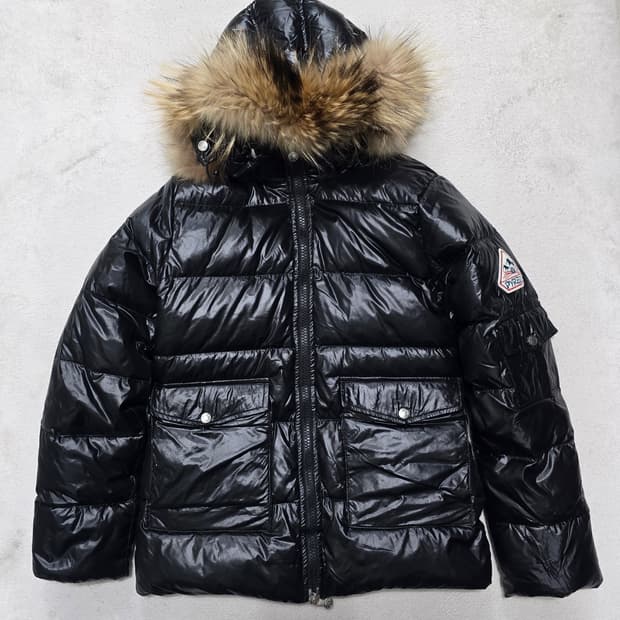 Pyrenex 피레넥스 라쿤퍼 유광 다운 패딩