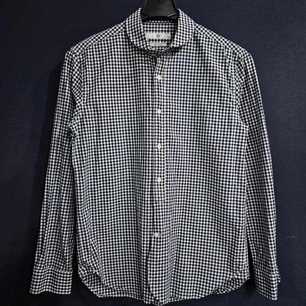 지오 송지오 스트라이프 체크 남성 105 긴팔셔츠 