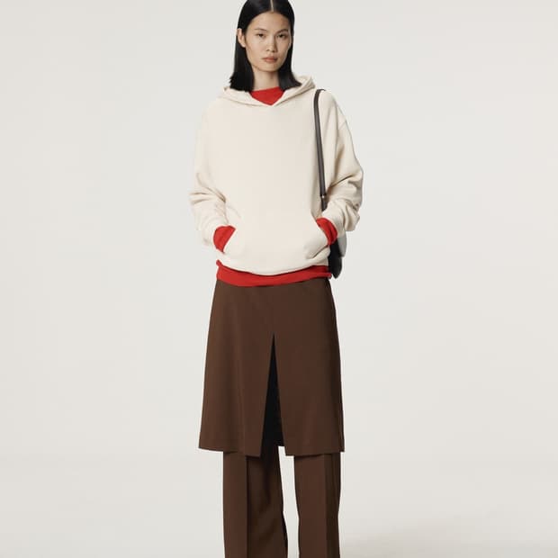 렉토 RECTO RC 레이어드 스커트 팬츠 토바코