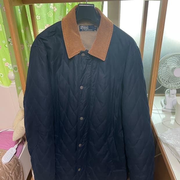 폴로 랄프로렌 네이비 퀼팅 코트 자켓