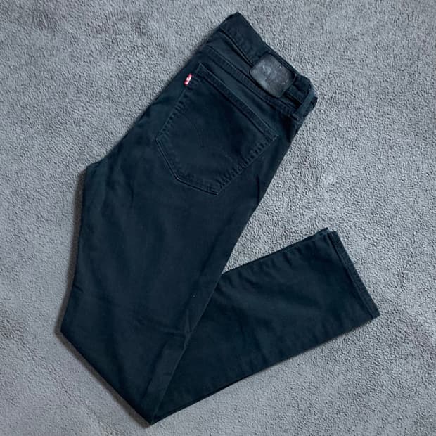 리바이스 510 블랙진 데님팬츠 W36 L34