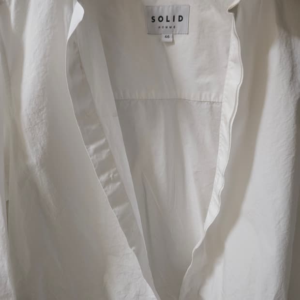 솔리드옴므 화이트 셔츠