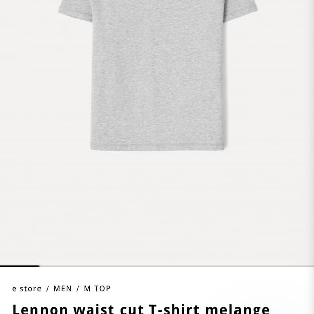 라벨아카이브 Lennon waist cut T-shirt 2사이즈