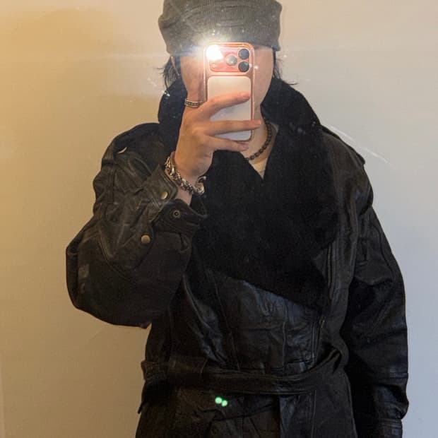 카우스킨 레더 자켓