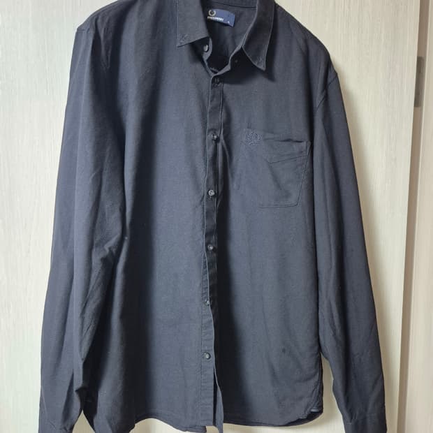 (정품) 프레드페리 셔츠 블랙 남방 XL 남성