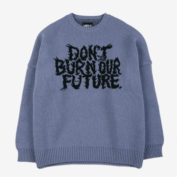 아조바이아조 DBOF Wool Knit Sweater LILAC L