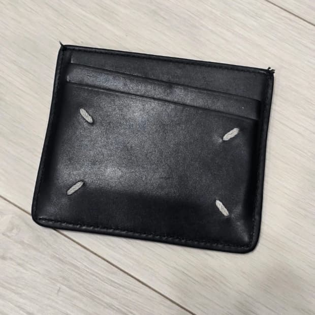 메종 마르지엘라 블랙 카드지갑