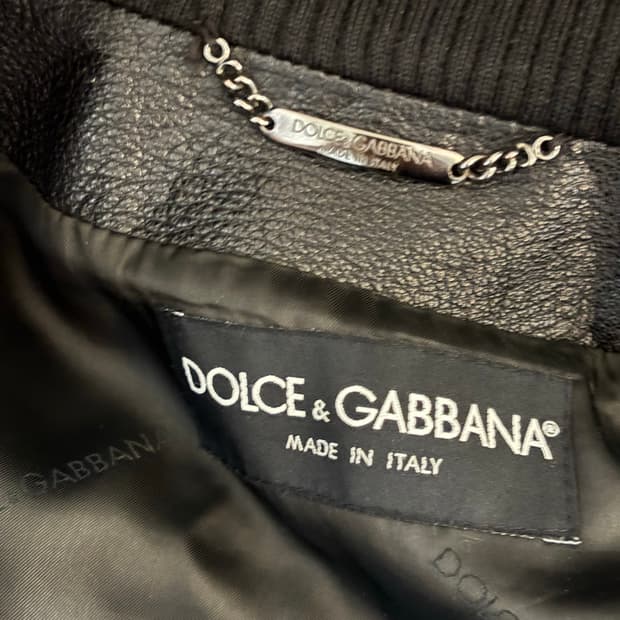 돌체 앤 가바나 가죽자켓 레더자켓