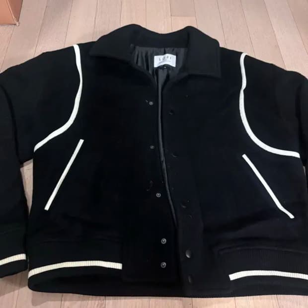 LOFI 로파이 블랙 스타디움 자켓 XL