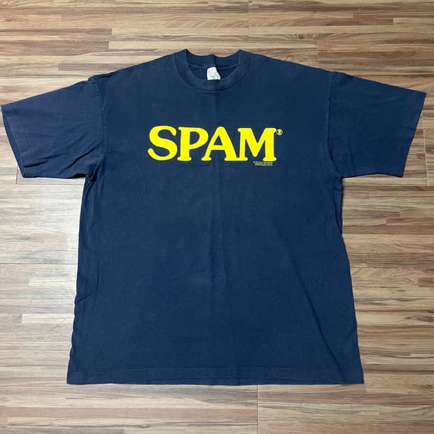 90s 미제 스팸 spam 빈티지 프로모 티셔츠 xl