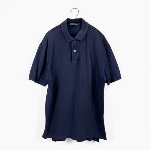 (L) 폴로 랄프로렌 레드포니 카라 티 네이비