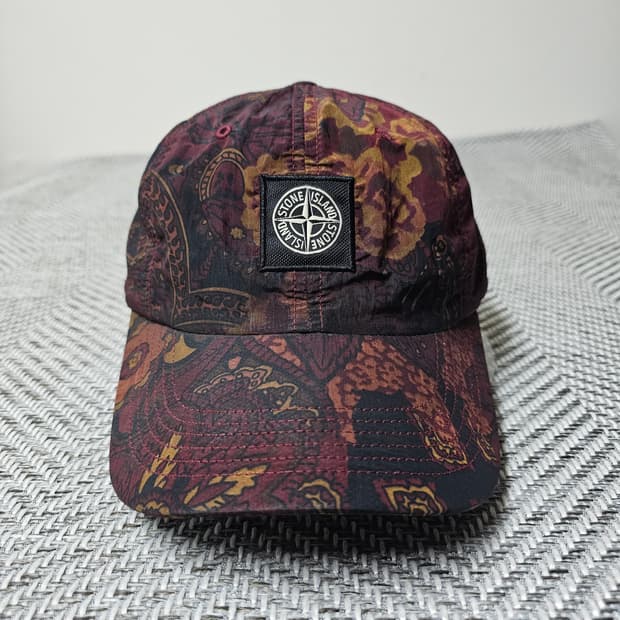슈프림 X 스톤아일랜드 페이즐리 캡
