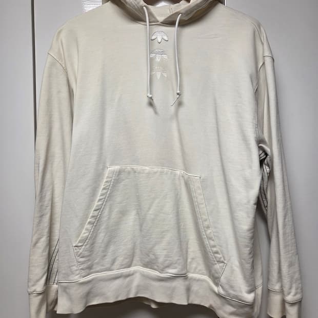 아디다스 알렉산더 왕 후드티 M 아이보리