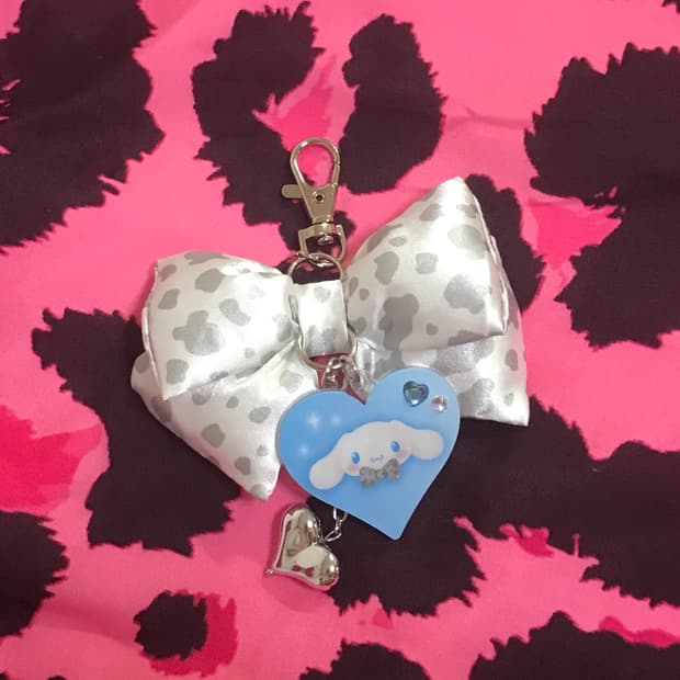 산리오 시나모롤 리본 키링