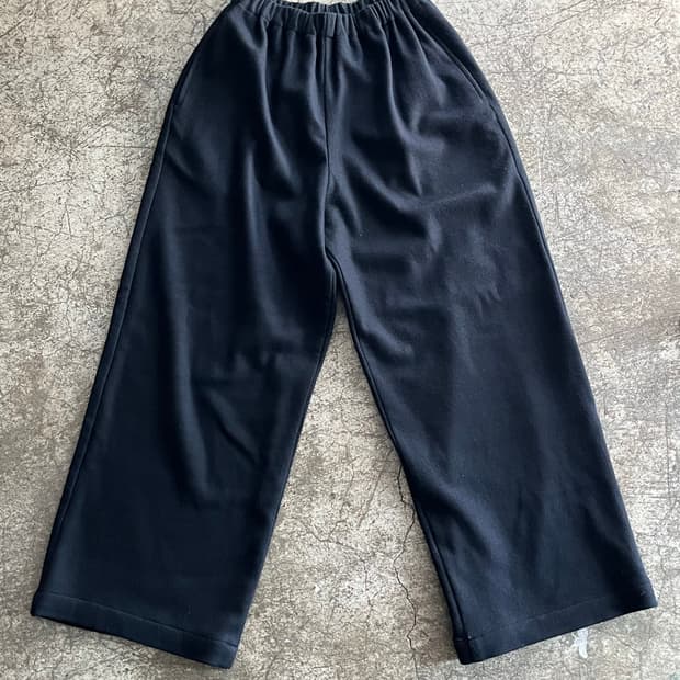 준야 와타나베 와이드 울 팬츠