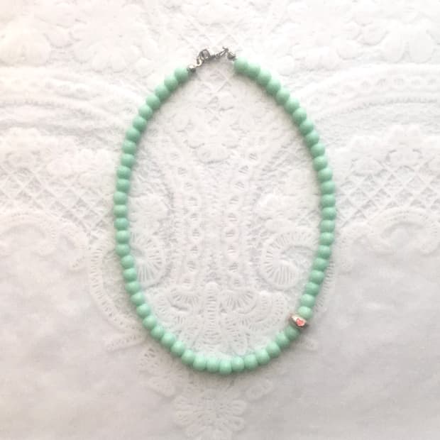viburnum shop 민트 하트 목걸이
