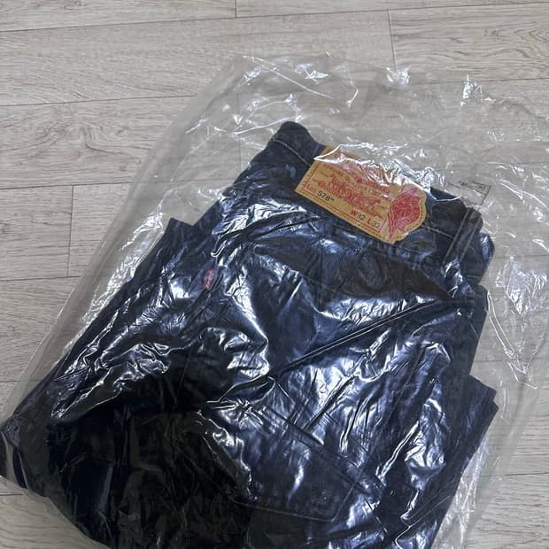 (32) 리바이스 X 조던 데님 578 배기 진 블랙