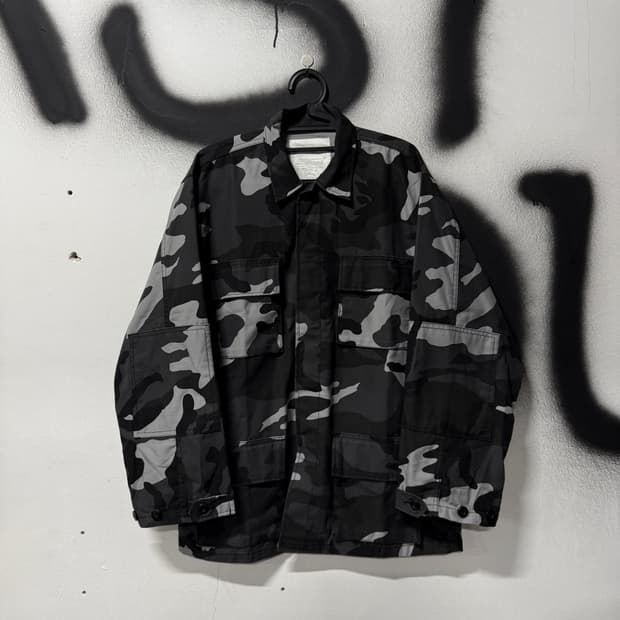 VTG 빈티지 풀 카모 밀리터리 필드 자켓