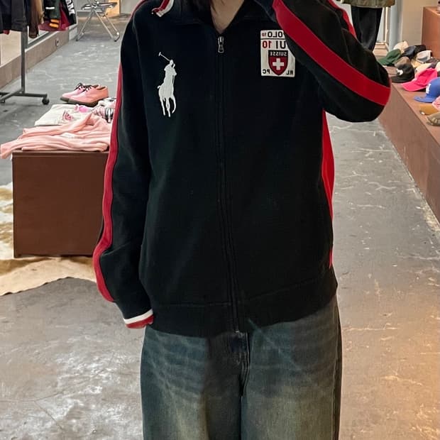 폴로랄프로렌 2010S 스위스 트랙 스웻 져지자켓 H1795