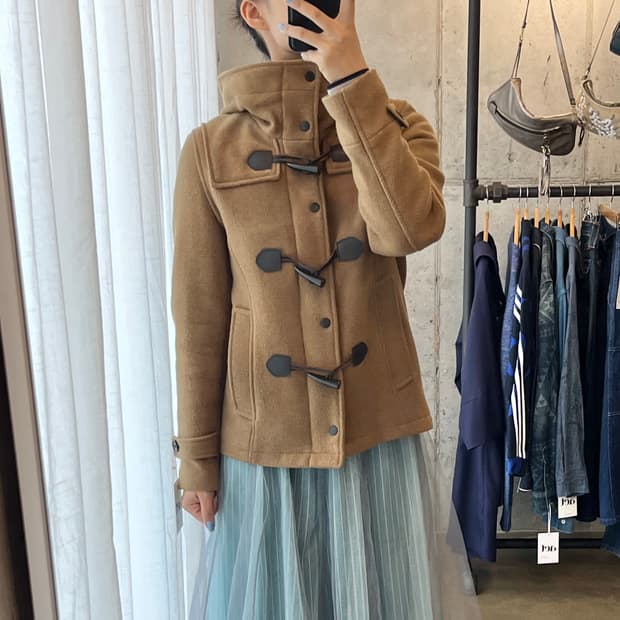 HARE 더플 코트 브라운