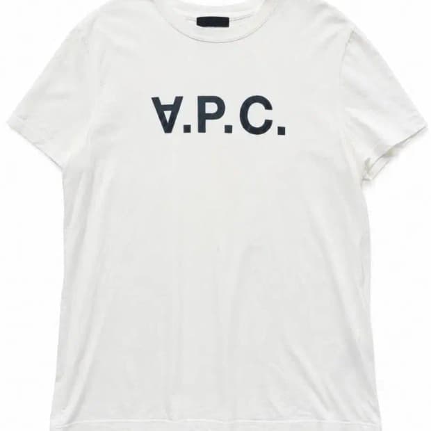 A.P.C. 반팔티 화이트 L