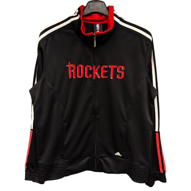 아디다스 X NBA 휴스턴 로키츠 블랙 트랙탑 져지 XL