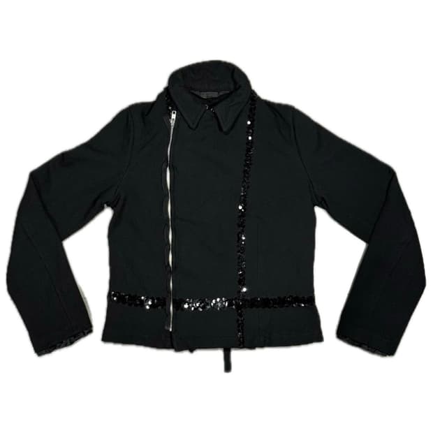 2005 꼼데가르송 아카이브 스팽글 크로스 라이더 자켓