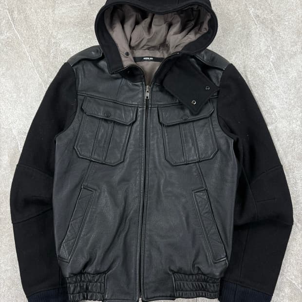 General Idea Wool Leather Jacket 