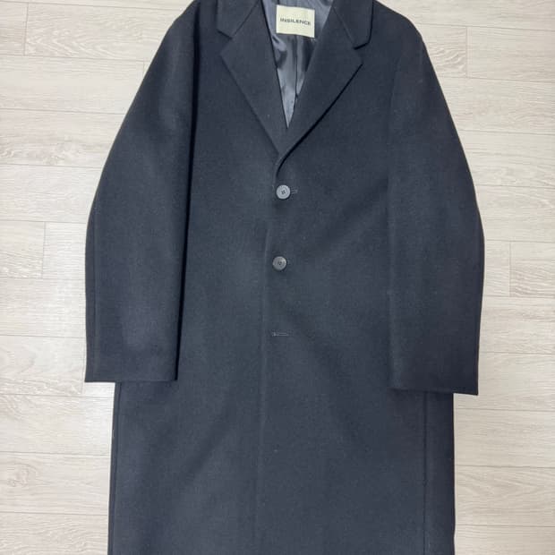 인사일런스 솔리스트 캐시미어 코트 BLACK/S