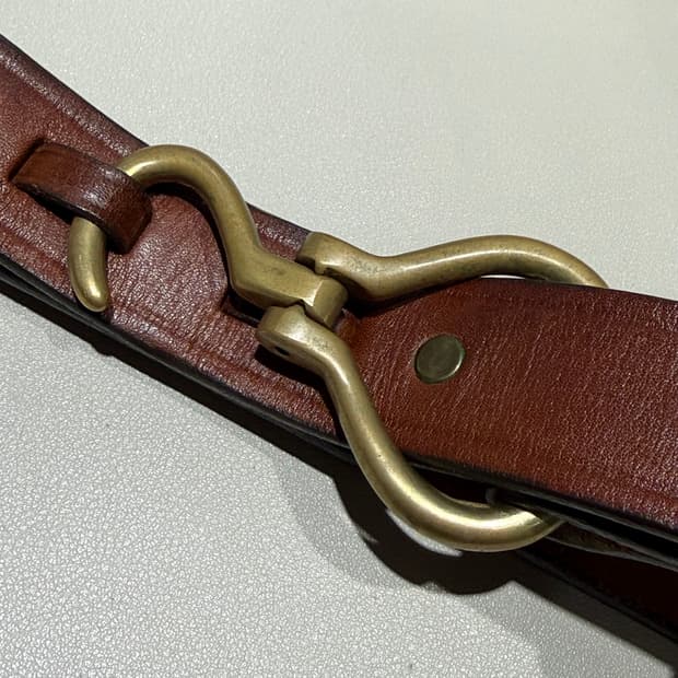 아폴리스 후프픽 가죽 후크 벨트 Apolis 클래식 워크웨어 빈티지