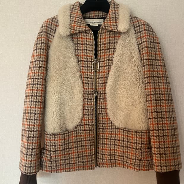 골든구스 해리스 트위드 패딩 자켓