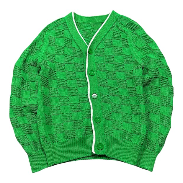 ✨ (한글택) 보테가베네타 인트레치아토 패턴 가디건 