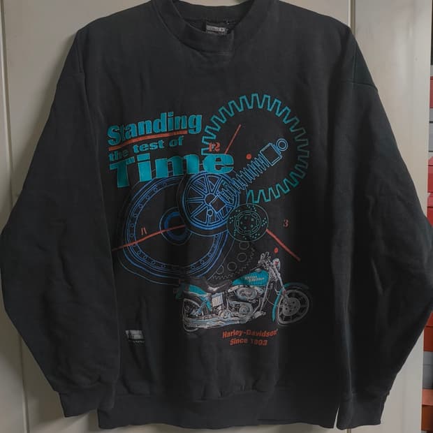 90s 할리데이비슨 스웻셔츠 L