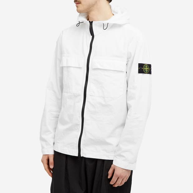 스톤아일랜드 오버셔츠 후드 L,XL 새상품