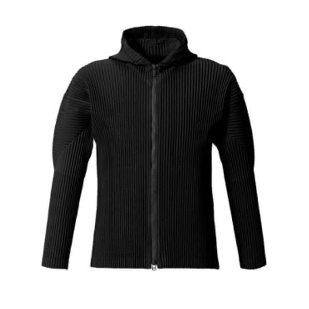 옴므플리세 후드집업 블랙 3사이즈