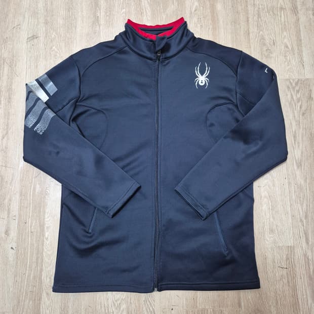 스파이더 빅로고 스포츠 트랙탑 져지 집업