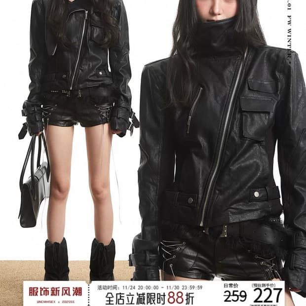 타오바오 레더자켓