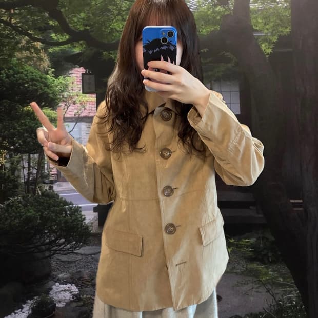 모리걸 브라운 교토 자켓