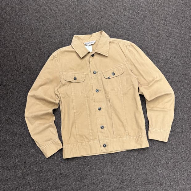 OS)Japanese vintage 여성 베이지 데님자켓