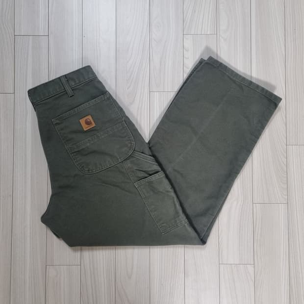 칼하트 모스그린 워크팬츠 B11 32X30