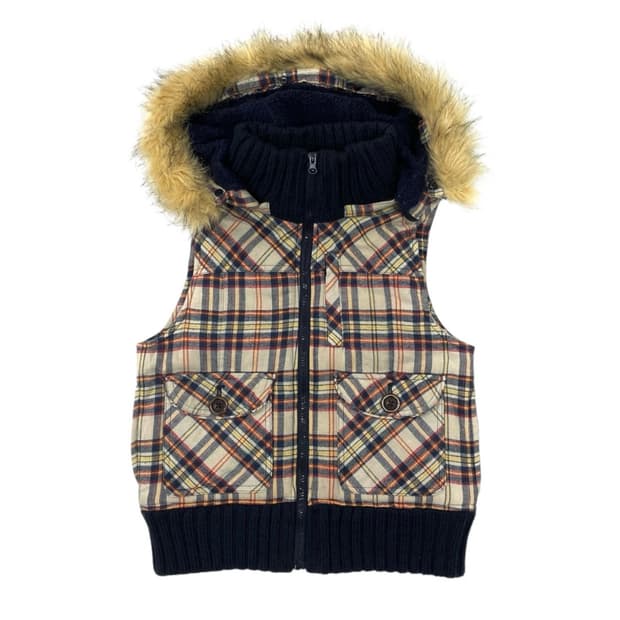 JPN CheCk check vest padding