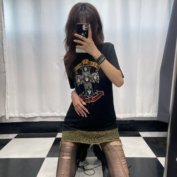 🎸Guns N Roses 프린팅 티셔츠🎸