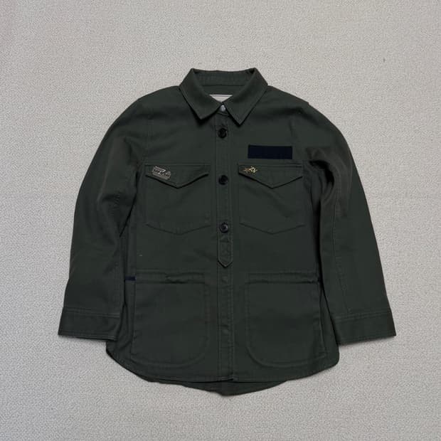 쟈딕앤볼테르 스컬 자수 밀리터리 자켓