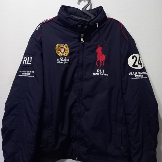 폴로 POLO 랄프로렌 빅포니 레이싱 패딩 점퍼 105/XL
