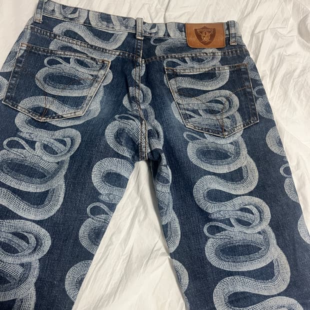 히스테릭글래머 스네이크 팬츠